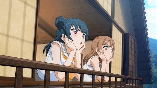 Chika points 'that way' on a slope